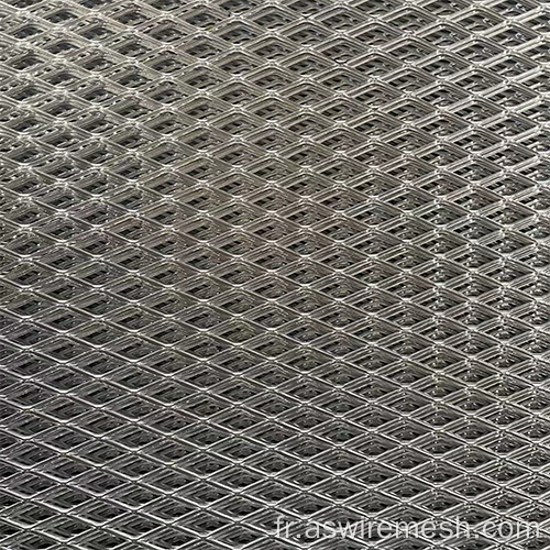 Mesh diamant en métal élargi en aluminium